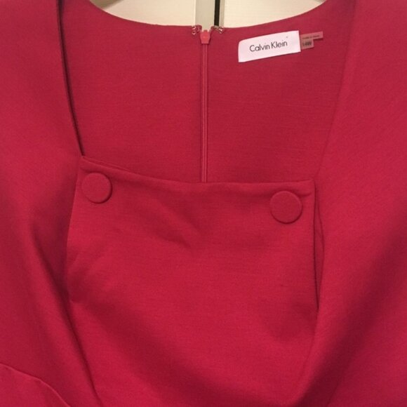 Calvin Klein Magenta Dress - Picture 3 of 5